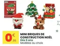 Mini briques de construction noël