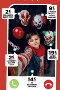 Le Masque de Clown Cruel