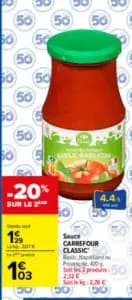 Carrefour classic sauce