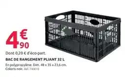 Bac de Rangement Pliant