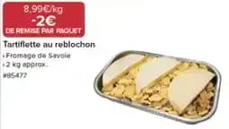 Tartiflette au reblochon