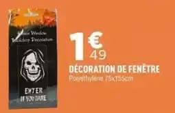 Horror Window Backdrop Decoration