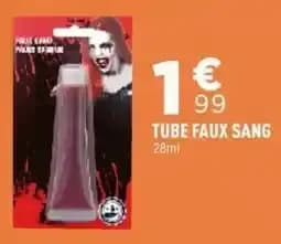 Faux Sang Tube Faux Sang
