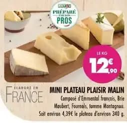 Mini Plateau Plaisir Malin