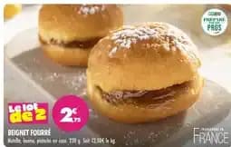 Match beignet fourré