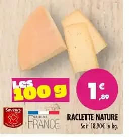 Raclette nature