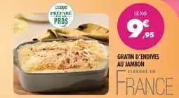 Match gratin d’endives au jambon