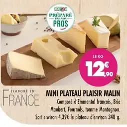 Match mini plateau plaisir malin