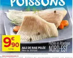 Aile de raie pelée