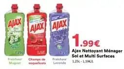 Ajax Nettoyant Ménager sol et multi surfaces