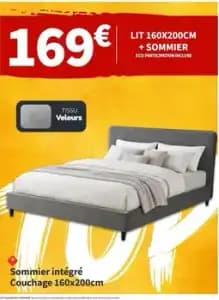 Lit 160x200cm + sommier