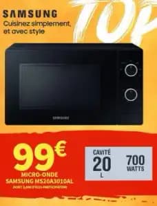 Samsung - micro-onde ms20a301oal