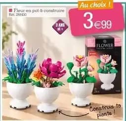 Sluban - fleur en pot à construire