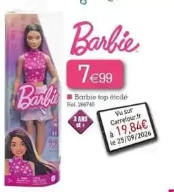 Barbie - top étoile