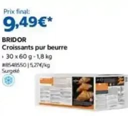 Bridor - croissants pur beurre
