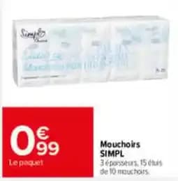 SIMPL Mouchoirs