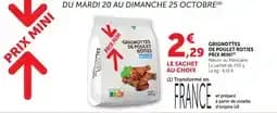 Prix mini grignottes de poulet rôties