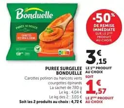 Bonduelle Puree surgelee