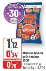 Vico Munster Munch gout ketchup