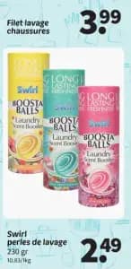 Swirl perles de lavage