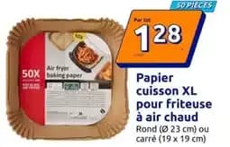 Papier cuisson XL pour friteuse a air chaud