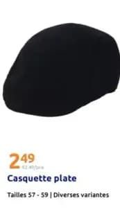Casquette plate