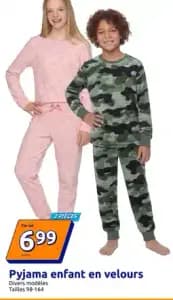 Pyjama enfant en velours