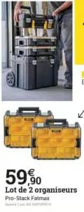 Lot de 2 organisuers