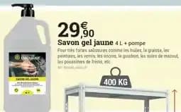 Sélection emeraude savon gel jaune