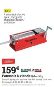 Reber Poussoir à viande