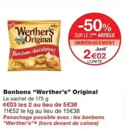 Werther's Original Bonbon classiques