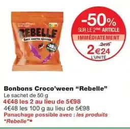 Rebelle Bonbons Crocoween