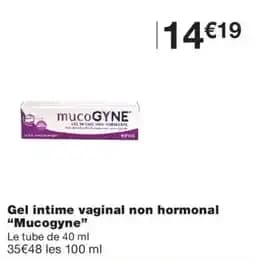 Mucogyné Gel intime vaginal non hormonal