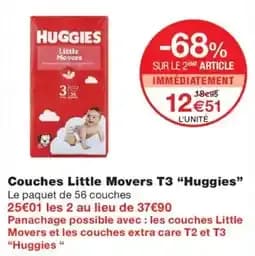 Huggies Couches Little Movers T3