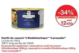 Larnaudie confit de canard l'emblematique