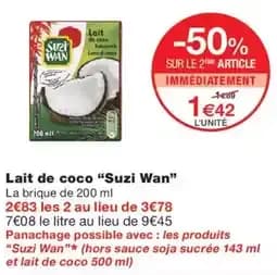 Suzi Wan Lait de coco