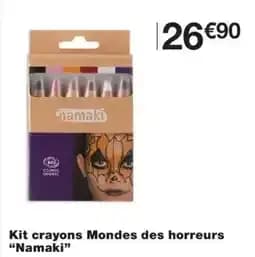 Namaki Kit crayons Mondes des horreurs