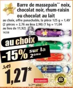 Goldora Barre de massepain