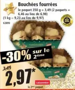 Goldena Bouchées fourrées