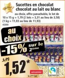 Goldora Sucettes en chocolat