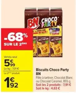 BN Biscuits Choco Party