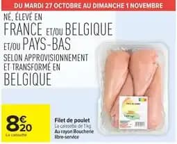 Filet de poulet