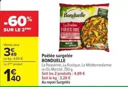 Bonduelle Poêlée surgelée