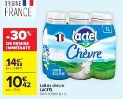 Lactel Lait de chèvre