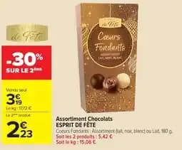 ESPRIT DE FÊTE Coeurs Fondants