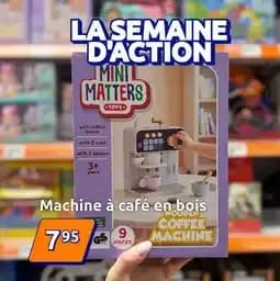 Machine a cafe en bois