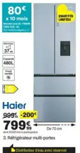 Haier Réfrigérateur multi-portes