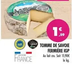 Tomme de savoie fermière
