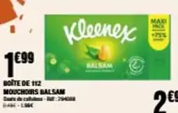 Kleenex boîte de 112 mouchoirs balsam