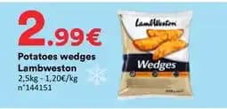Lambweston Potatoes wedges